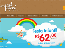 Tablet Screenshot of felicibuffet.com.br